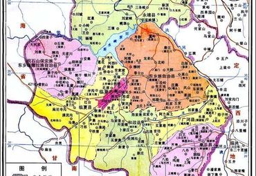 临夏县各乡镇地图图片