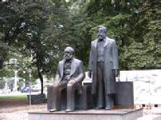 马克思恩格斯铜像雕塑