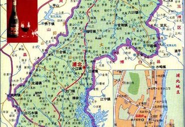 浦北县地图