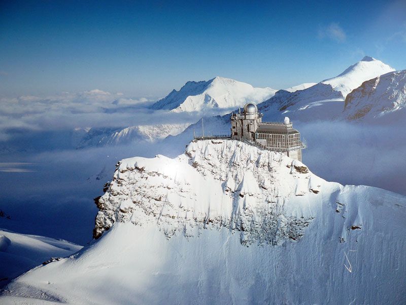 少女峰雪山