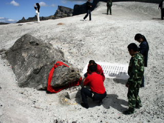 长白山天池神龟