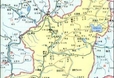 定结县地图