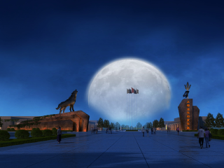 上海庙马兰花草原