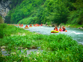 武隆仙女峡漂流