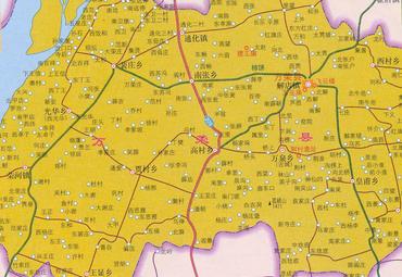 山西省运城市河津地图图片