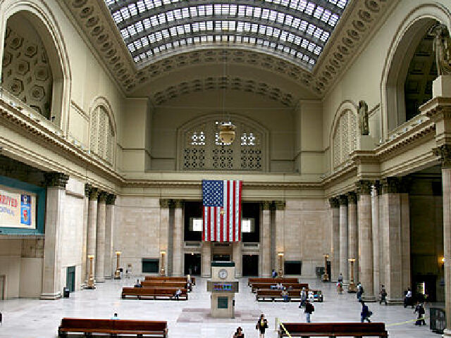 芝加哥的联合火车站