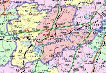 新余市渝水区乡镇地图图片