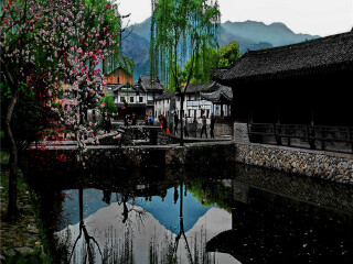 楠溪江岩头古村