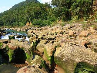 基隆河壶穴景观