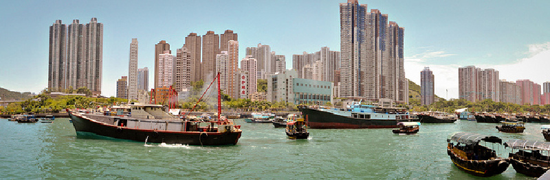 香港香港仔避风塘 aberdeen typhoon shelter旅游图片
