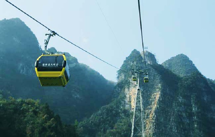 柴埠溪大峡谷索道图片