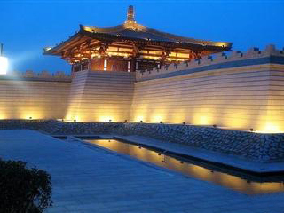 曲江池遗址公园观光小火车