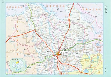彰武县乡镇地图图片