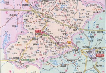兴业县乡镇地图图片