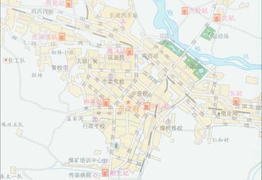 黑龙江省鸡西市行政图