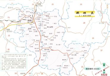 曲靖市麒麟区详细地图图片