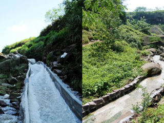 合川鹫峰峡漂流景区