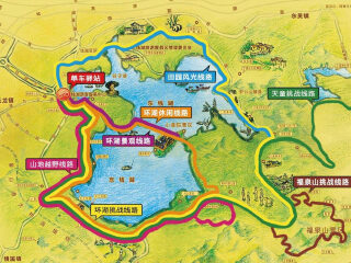 宁波东钱湖单车驿站