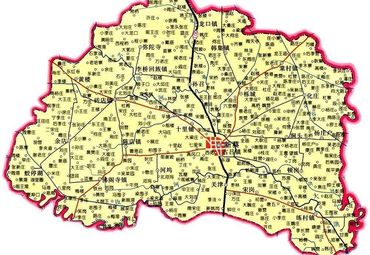 河南省新蔡县地图