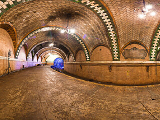 纽约地铁隧道艺术设计画廊