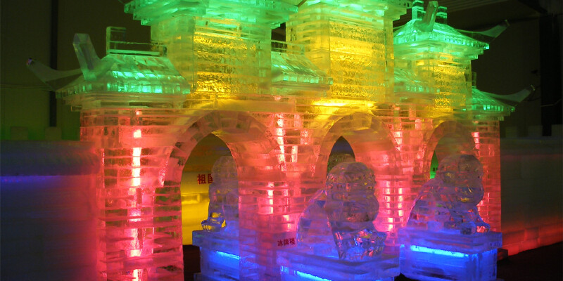 上海世博园冰雕艺术展