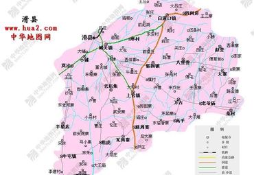 安阳滑县地图高清图片