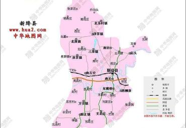 新绛县各村地图图片