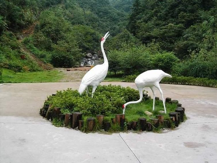 野鹤湫景区图片