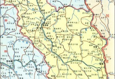 西藏昌都贡觉县地图