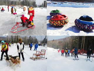 长白山原生态戏冬游乐景区