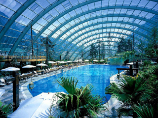 九寨沟天堂洲际大酒店天浴温泉