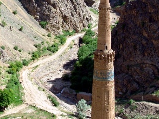 查姆回教寺院尖塔和考古遗址