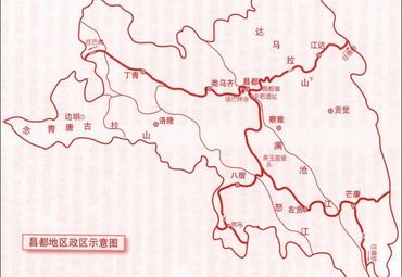 昌都市行政区划图图片