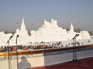 太阳岛雪雕