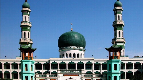 银川四大清真寺之一的西关清真大寺 餐饮