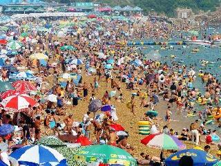 大连金沙滩海滨浴场