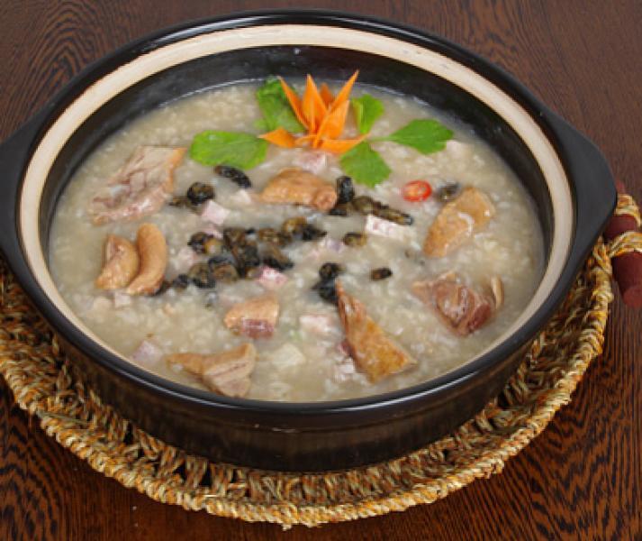 鸭肉粥