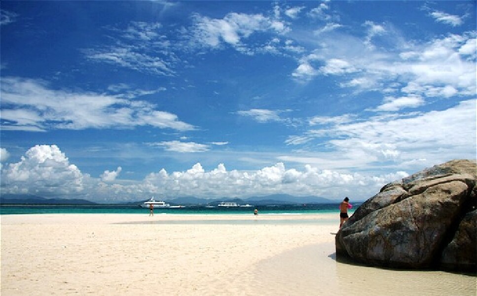 蜈支洲岛沙滩