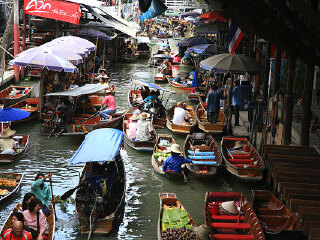 丹嫩沙多水上集市