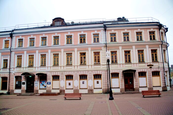 阿尔巴特大街的路口,是俄罗斯外交部.