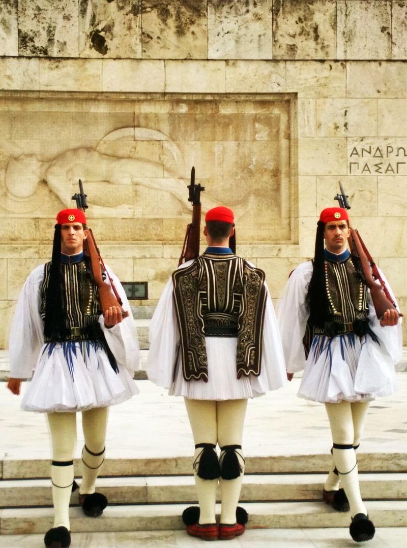 希腊仪仗队图片