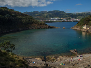 坎普自田镇泻湖