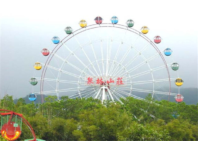 中山泉林山庄,地处于中山市三乡镇南龙村白水林山下,景区山环水绕