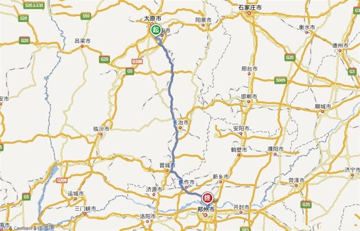 焦唐高速路线图图片
