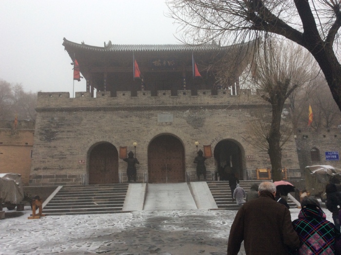 雁门关城门对联,雁门关对联儿,岳王大门第二副对联_大山谷图库
