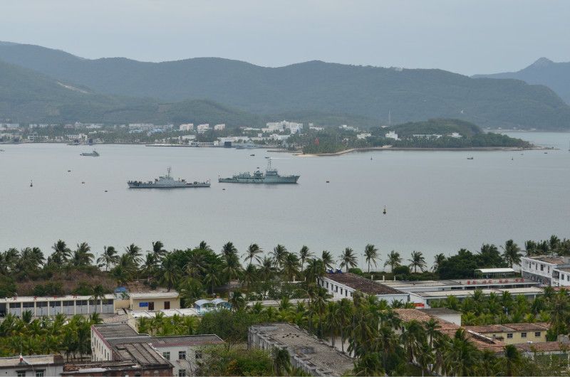 三亚军港的位置图片