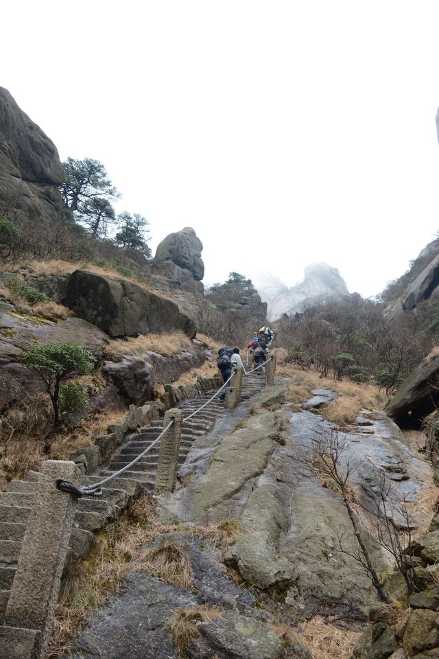 【黃山兩日遊】三登黃山, 帶著弟弟妹妹全程爬山爬下(下)