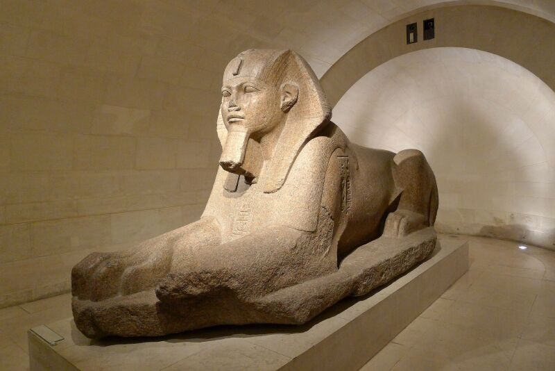 卢浮宫里看雕塑