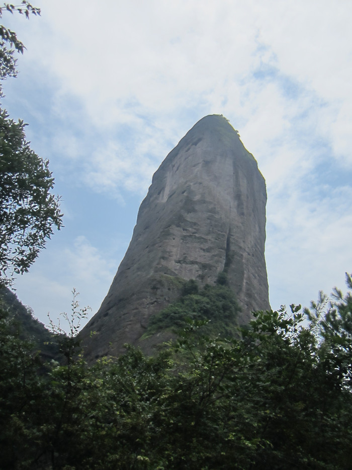 崀山蜡烛峰图片