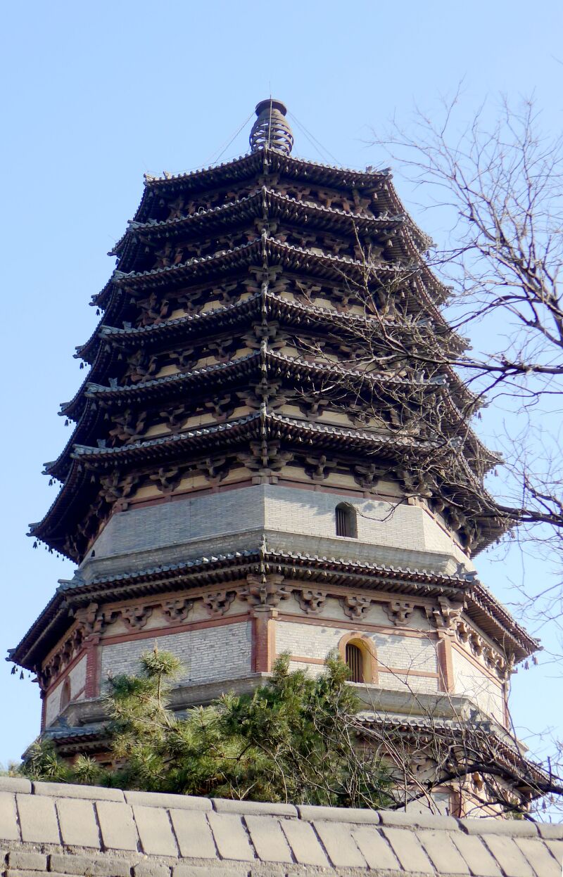 正定古城四名塔之 天宁寺凌霄塔